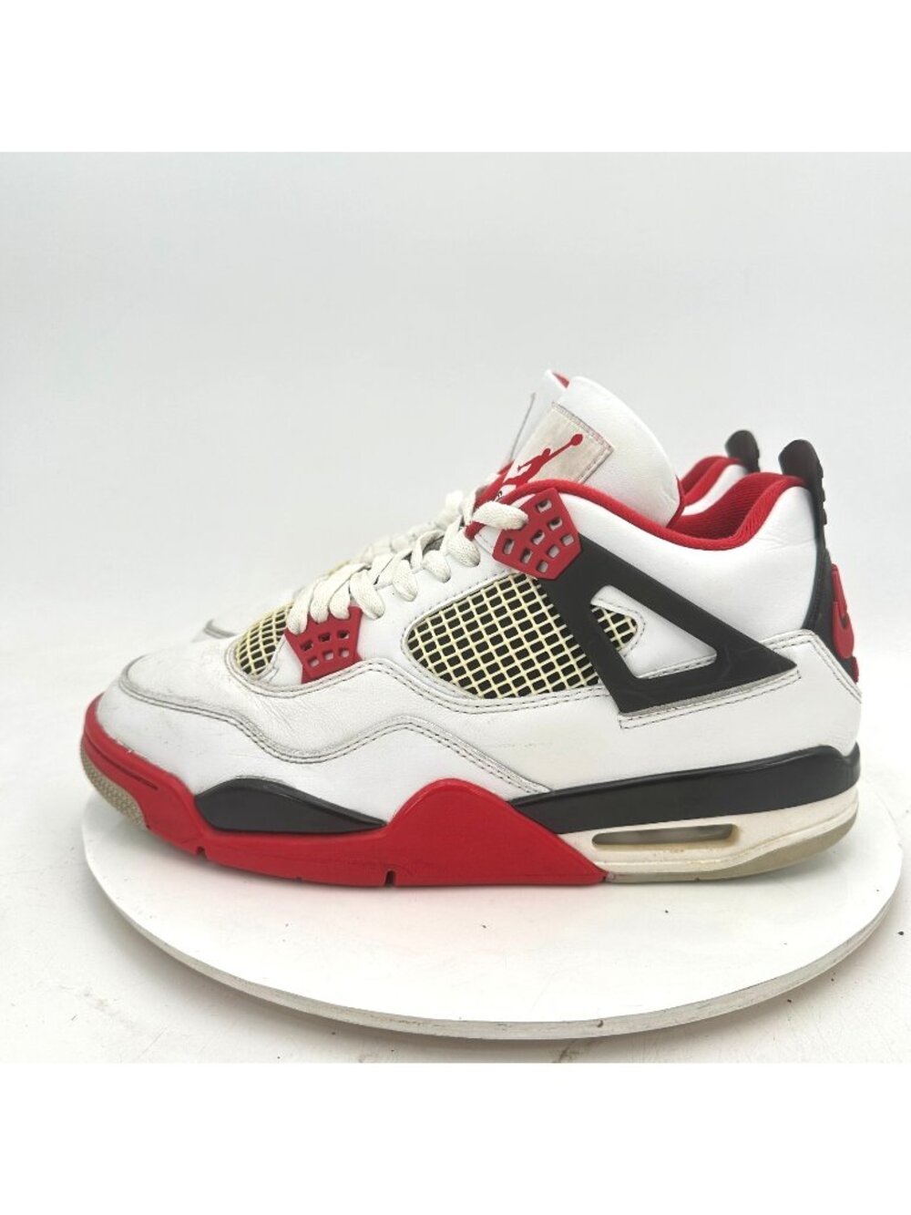 Nike Air Jordan 4 Retro Men Size 10 DC7770-160 Fire Red White Basketball Shoes